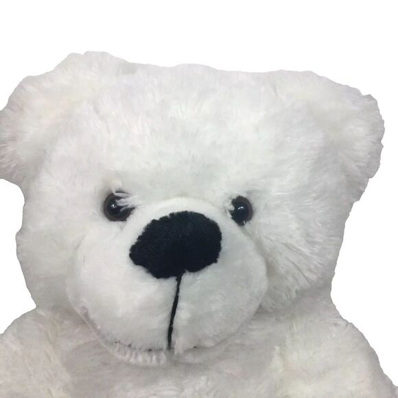 Dan Dee Collector's Choice White 18" Plush Bear Red Rose Flower Valentine's Day - Picture 5 of 10